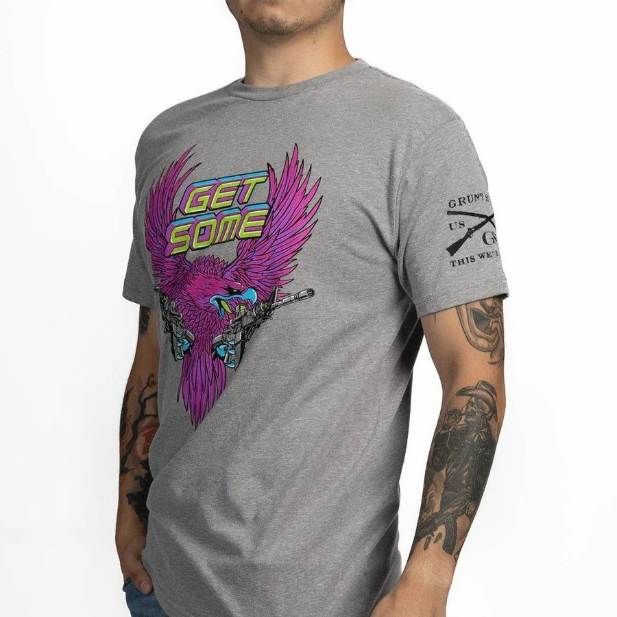 Get Some T-Shirt - Dark Heather Gray - Image 8