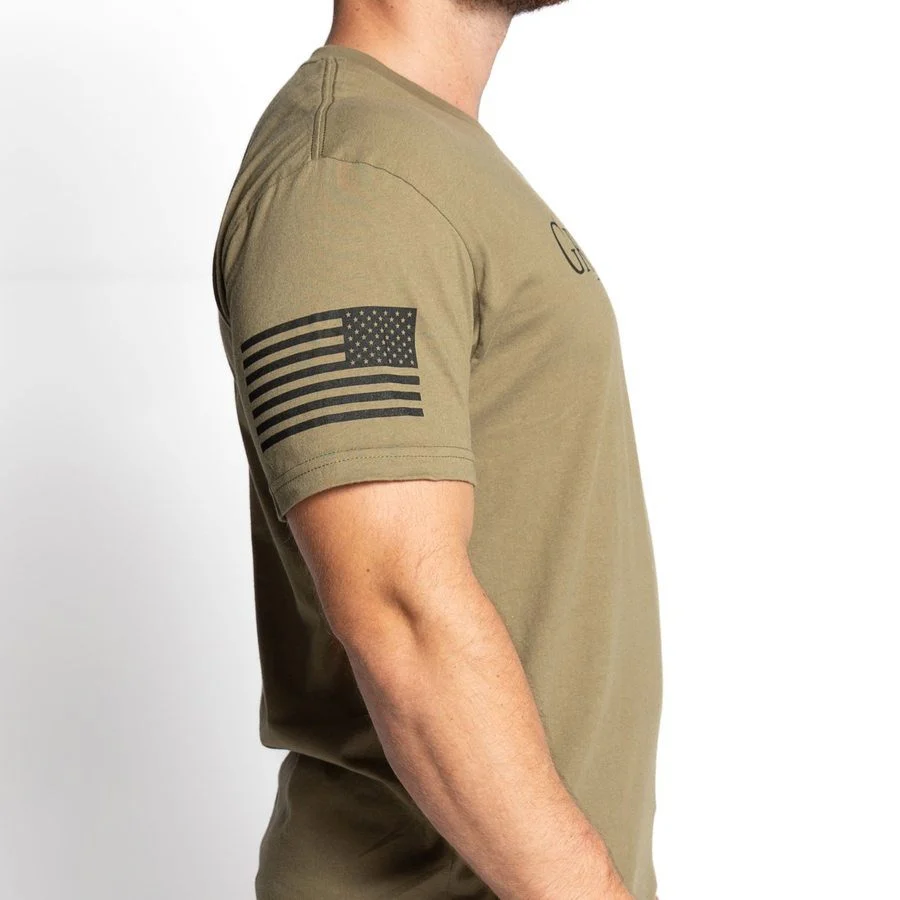Grumpy Old Vet T-Shirt - Military Green - Image 8