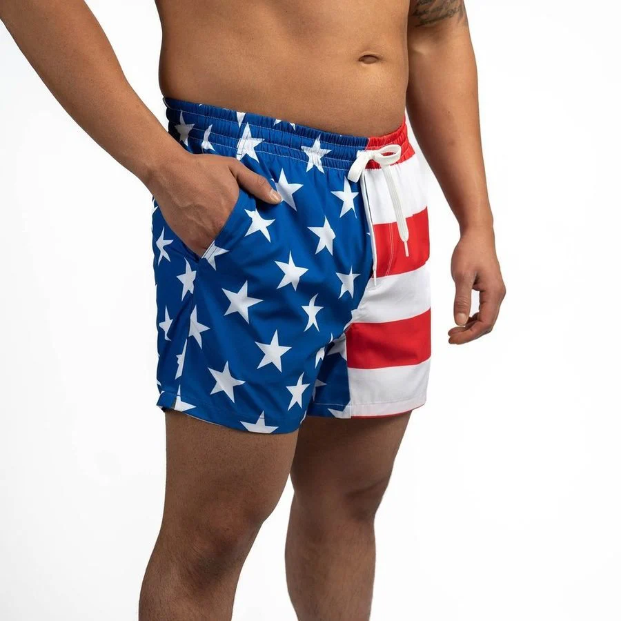 Grunt Short 5" Inseam - American Flag - Image 7
