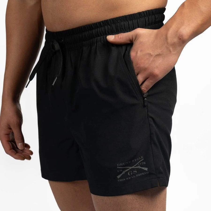 Grunt Short 5" Inseam - Black - Image 11