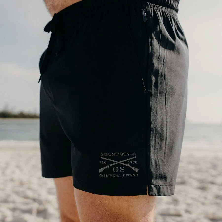 Grunt Short 5" Inseam - Black - Image 3