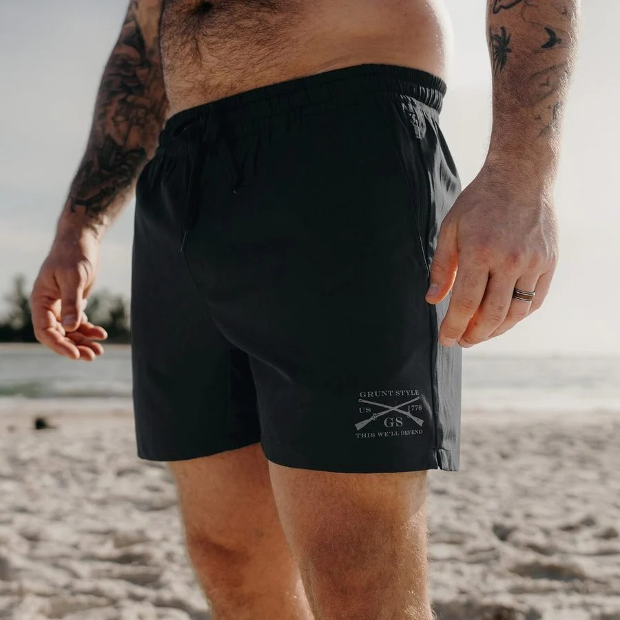 Grunt Short 5" Inseam - Black - Image 4