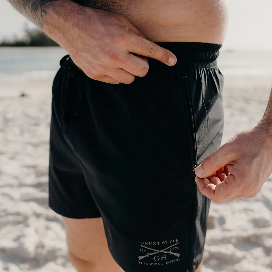 Grunt Short 5" Inseam - Black - Image 5