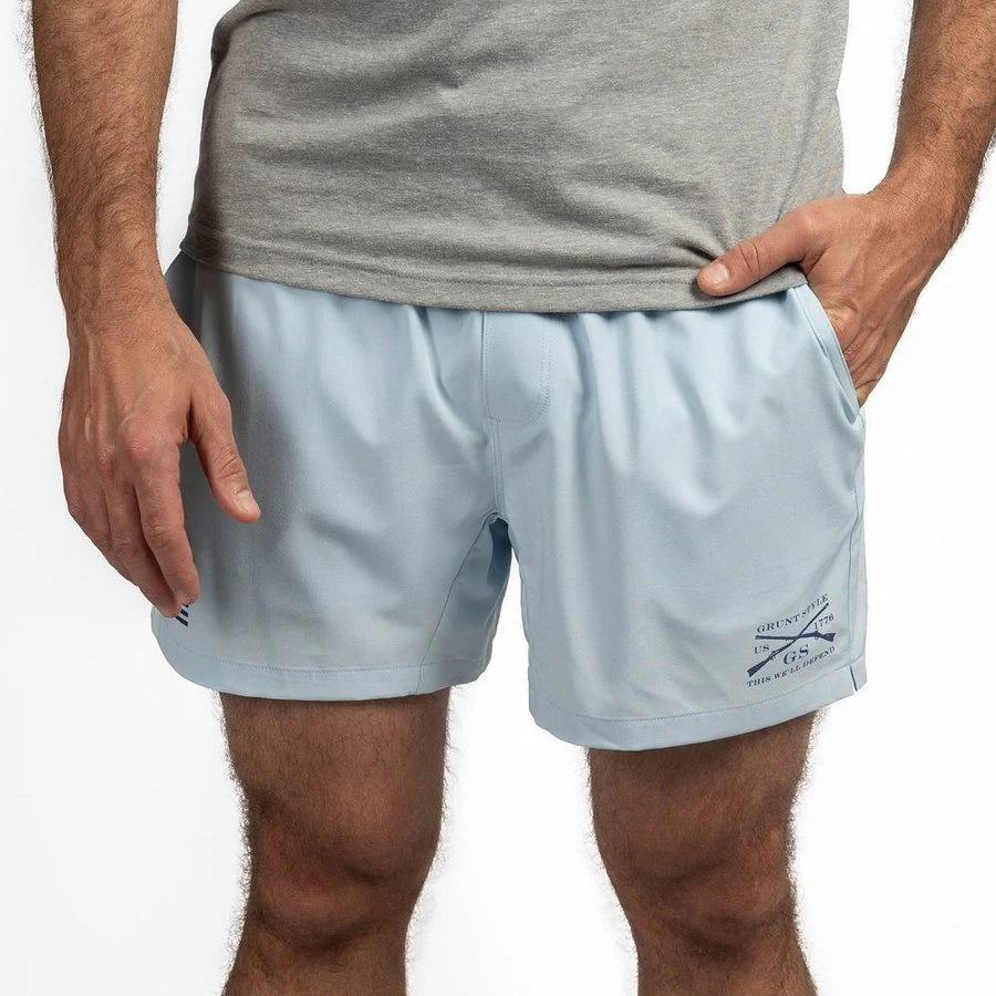 Grunt Short 5" Inseam - Sky Blue - Image 6