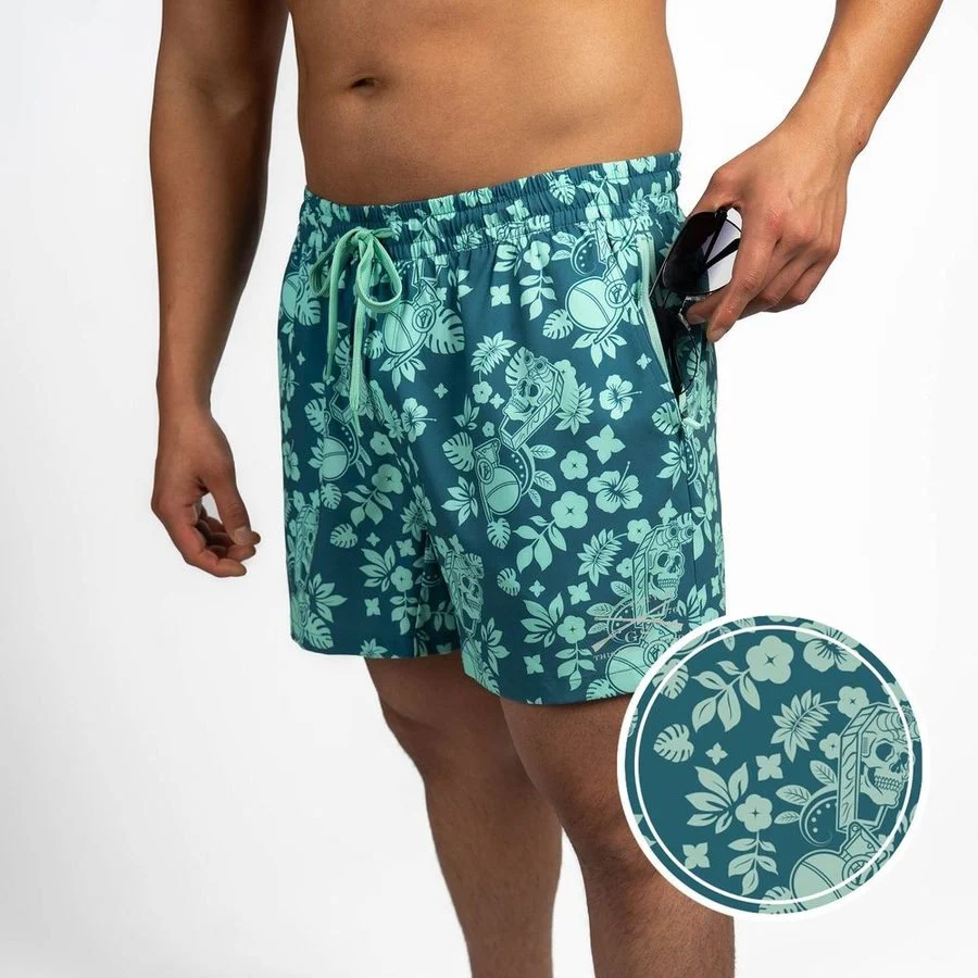 Grunt Short 5" Inseam - Tropical Death Harbor - Image 6