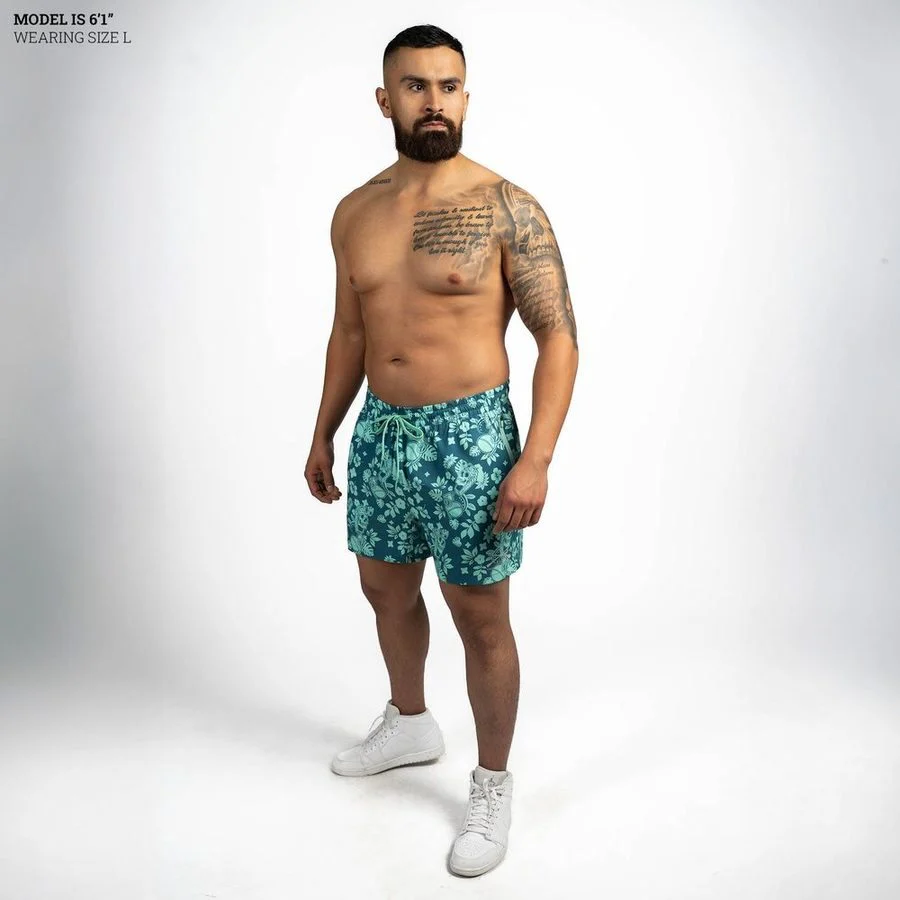 Grunt Short 5" Inseam - Tropical Death Harbor - Image 7