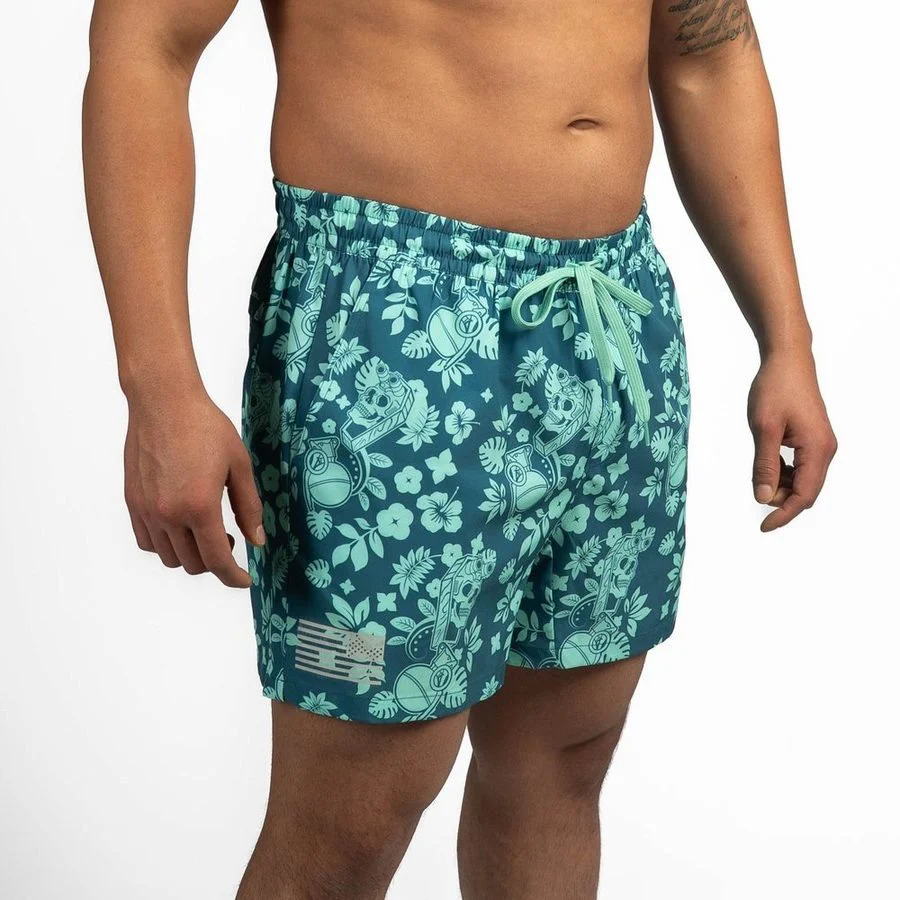 Grunt Short 5" Inseam - Tropical Death Harbor - Image 9