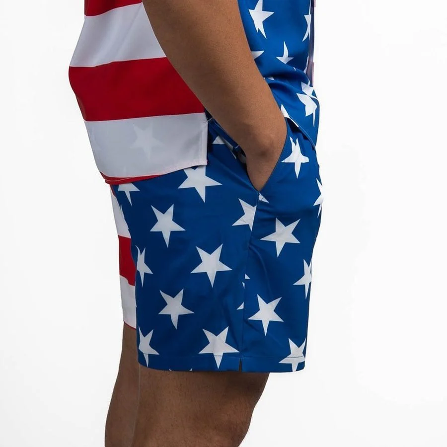 Grunt Short 7" Inseam - American Flag - Image 9