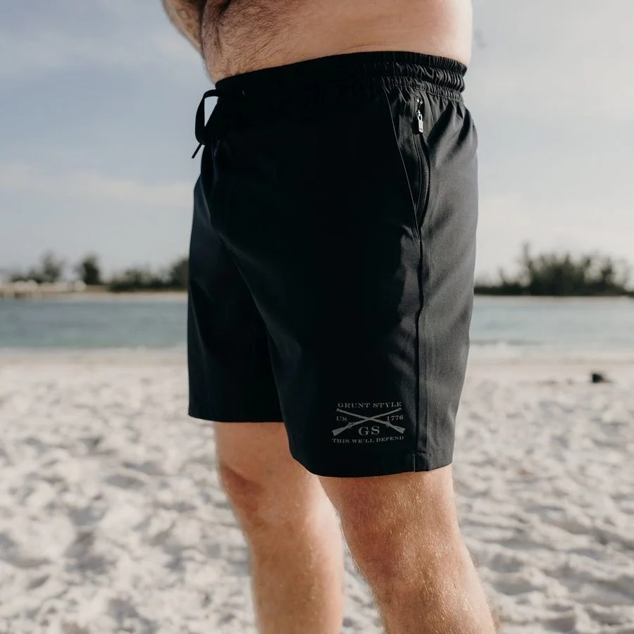 Grunt Short 7" Inseam - Black - Image 5