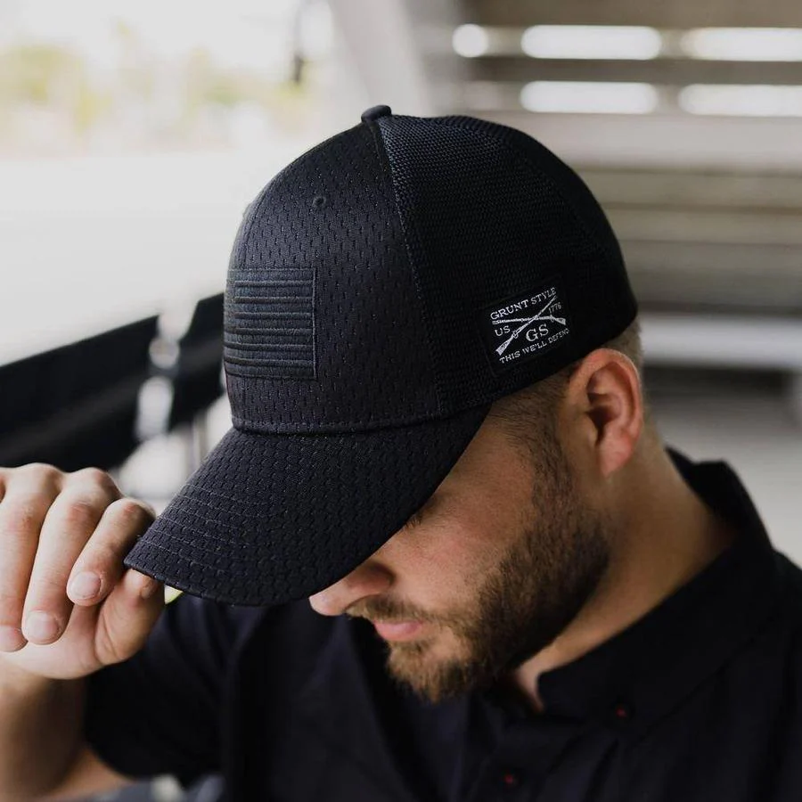 Blackout Flag Stretch Fit Hat - Image 3