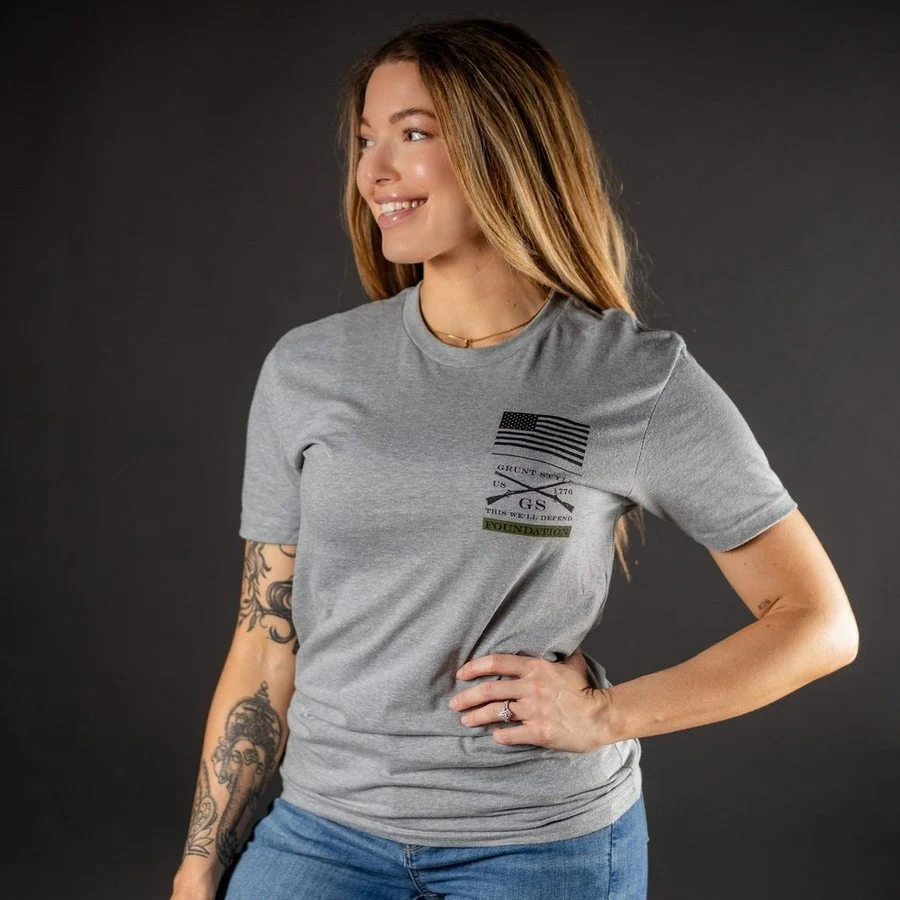 Grunt Style Foundation Advocacy T-Shirt - Dark Heather Gray - Image 4
