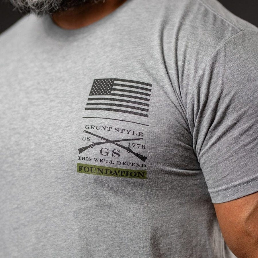 Grunt Style Foundation Advocacy T-Shirt - Dark Heather Gray - Image 6