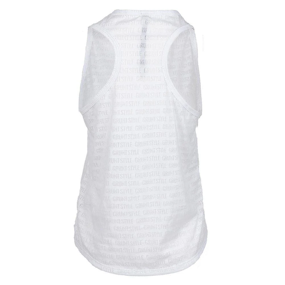 Women's Burn Out Tank - White - Image 4