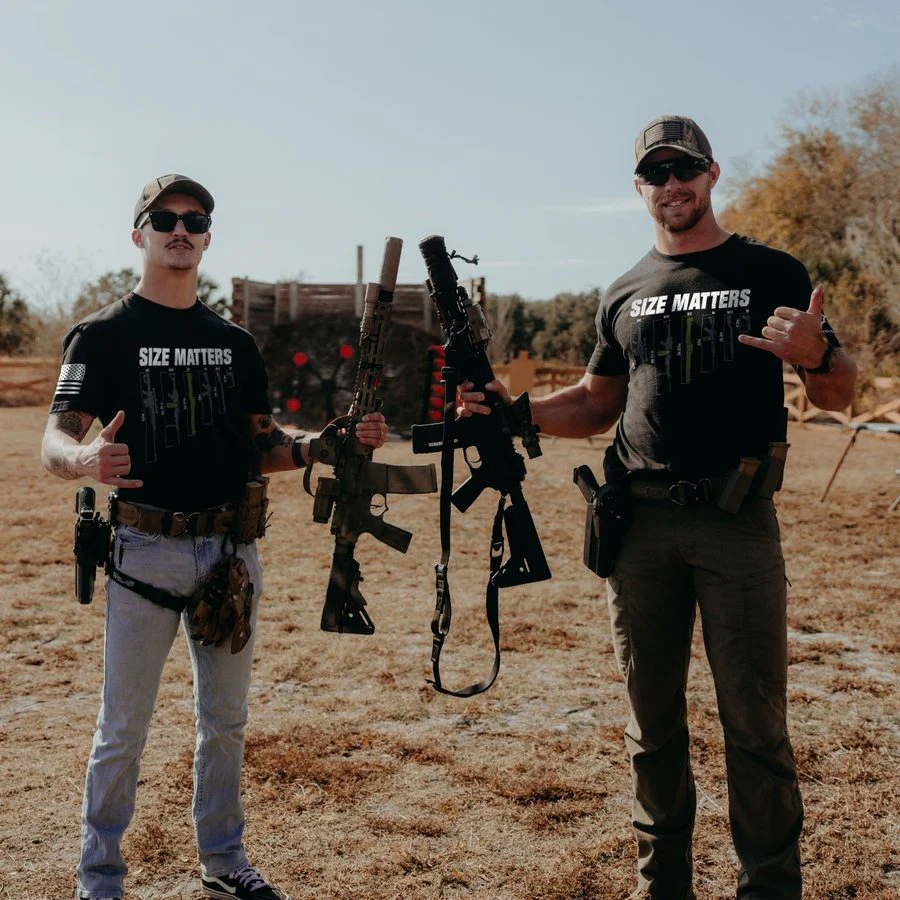 Gun Size Matters T-Shirt - Black - Image 3