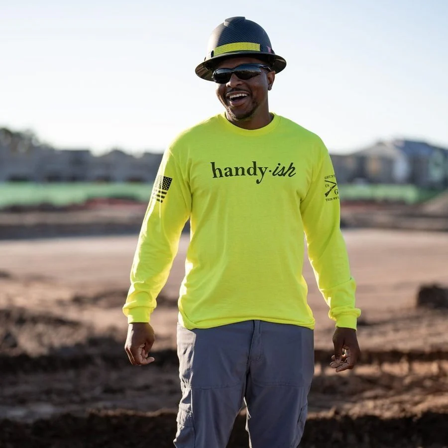 Handy Long Sleeve - Safety Green - Image 3