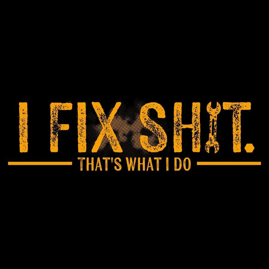 I Fix Sh*t Long Sleeve - Black - Image 3