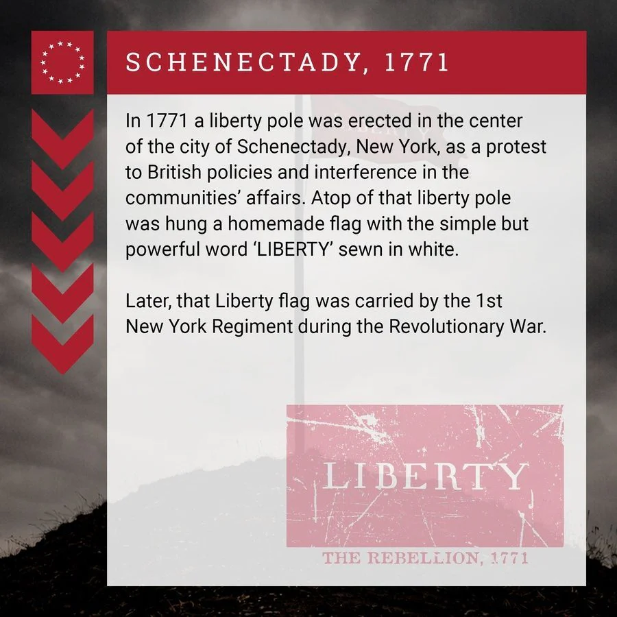 Liberty 1771 Flag Sticker - Image 3