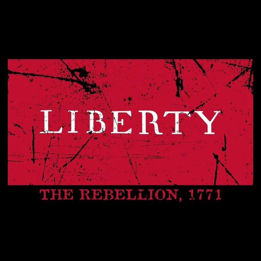 Liberty 1771 Flag T-Shirt - Black - Image 3