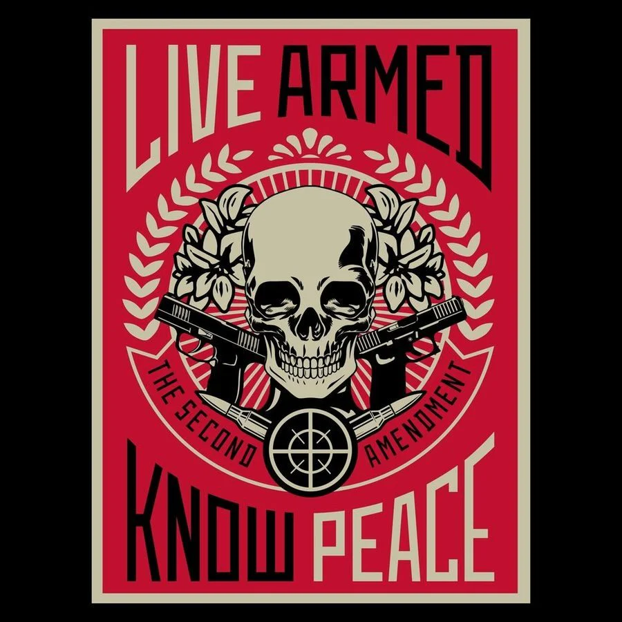 Live Armed T-Shirt - Black - Image 7