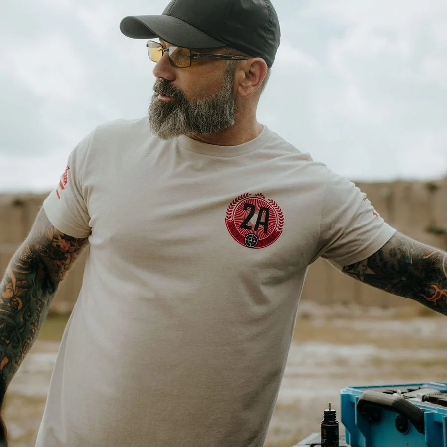 Live Armed T-Shirt - Sand - Image 5