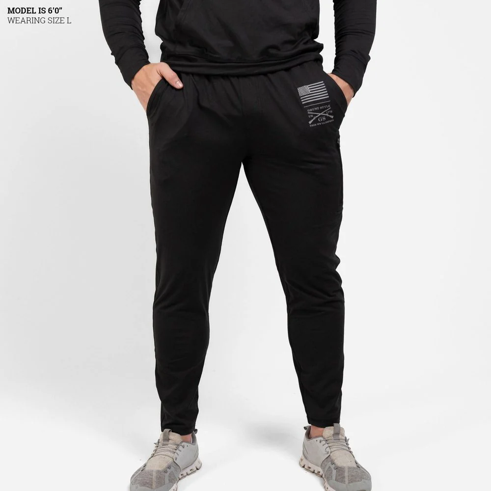 Men's All-Day Jogger - Heather Black - Image 4