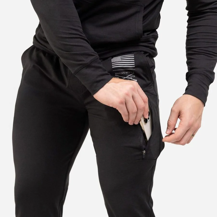 Men's All-Day Jogger - Heather Black - Image 6