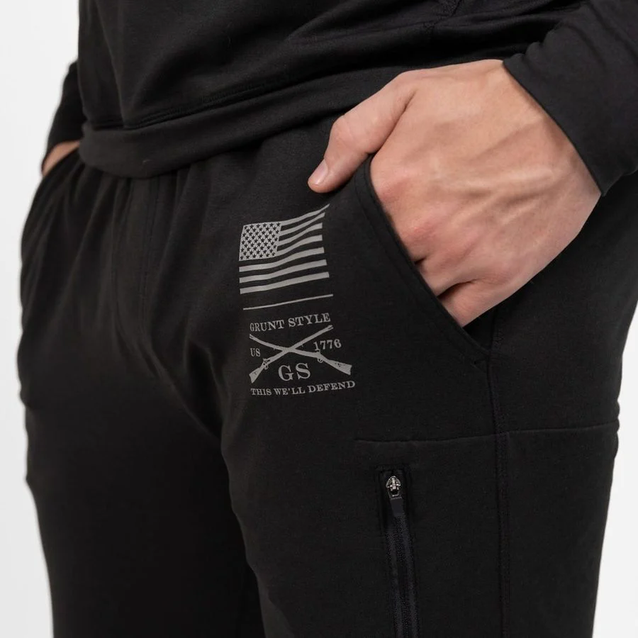 Men's All-Day Jogger - Heather Black - Image 9