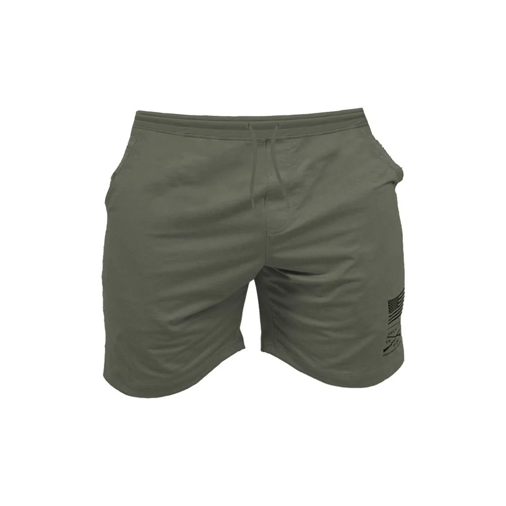 Men's All-Day Short - Heather Military Green