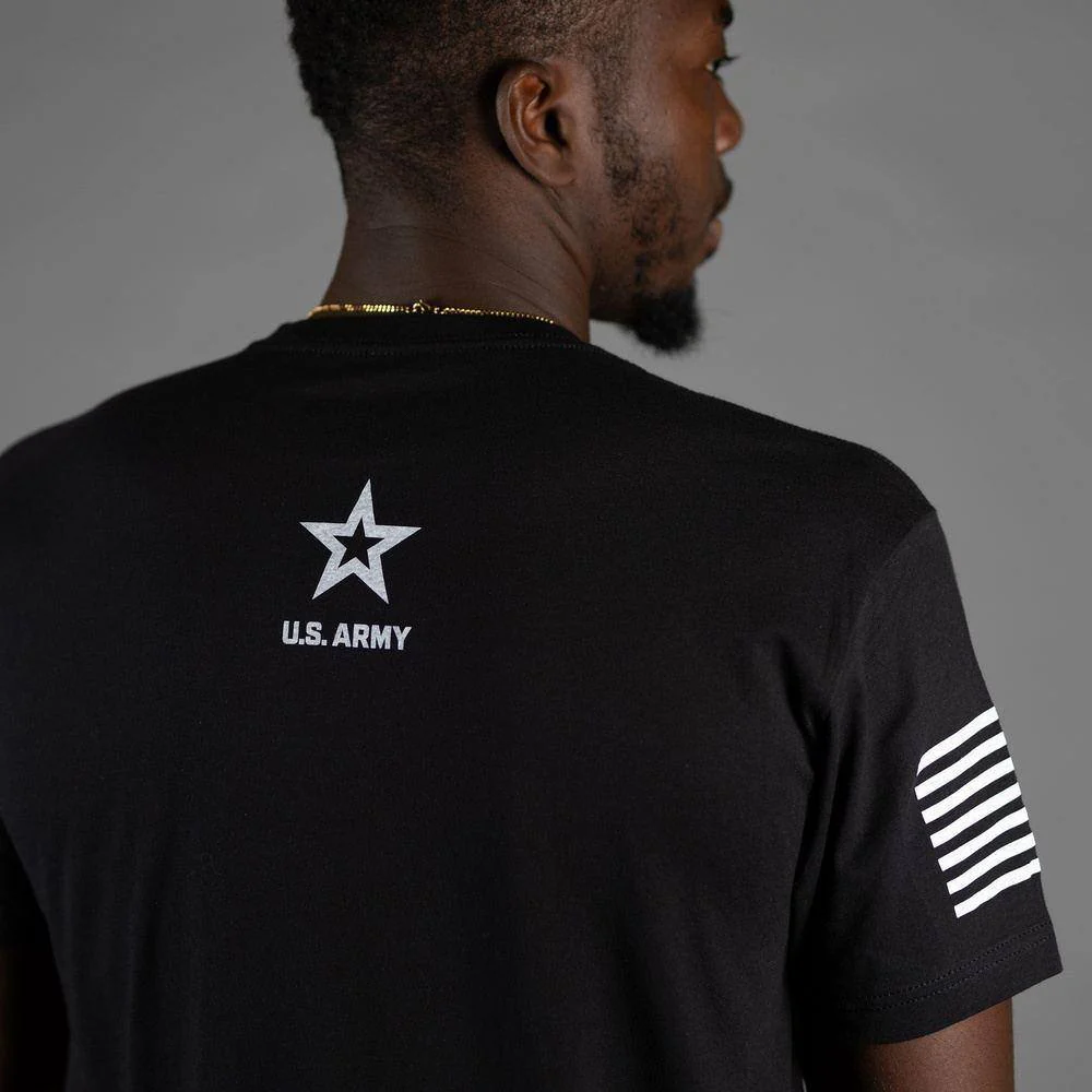 Army American Heroes T-Shirt - Black - Image 5