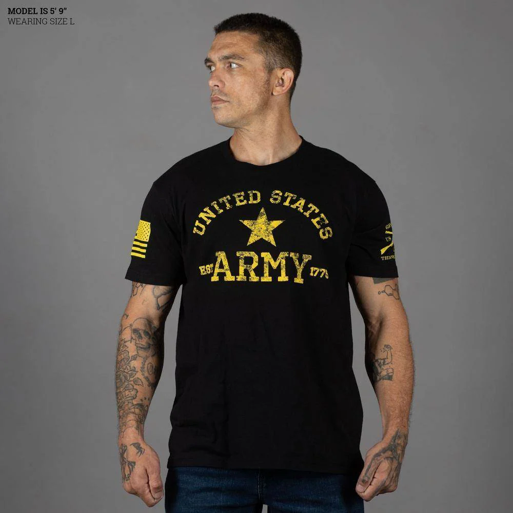 Army Est. 1775 T-Shirt - Black - Image 3