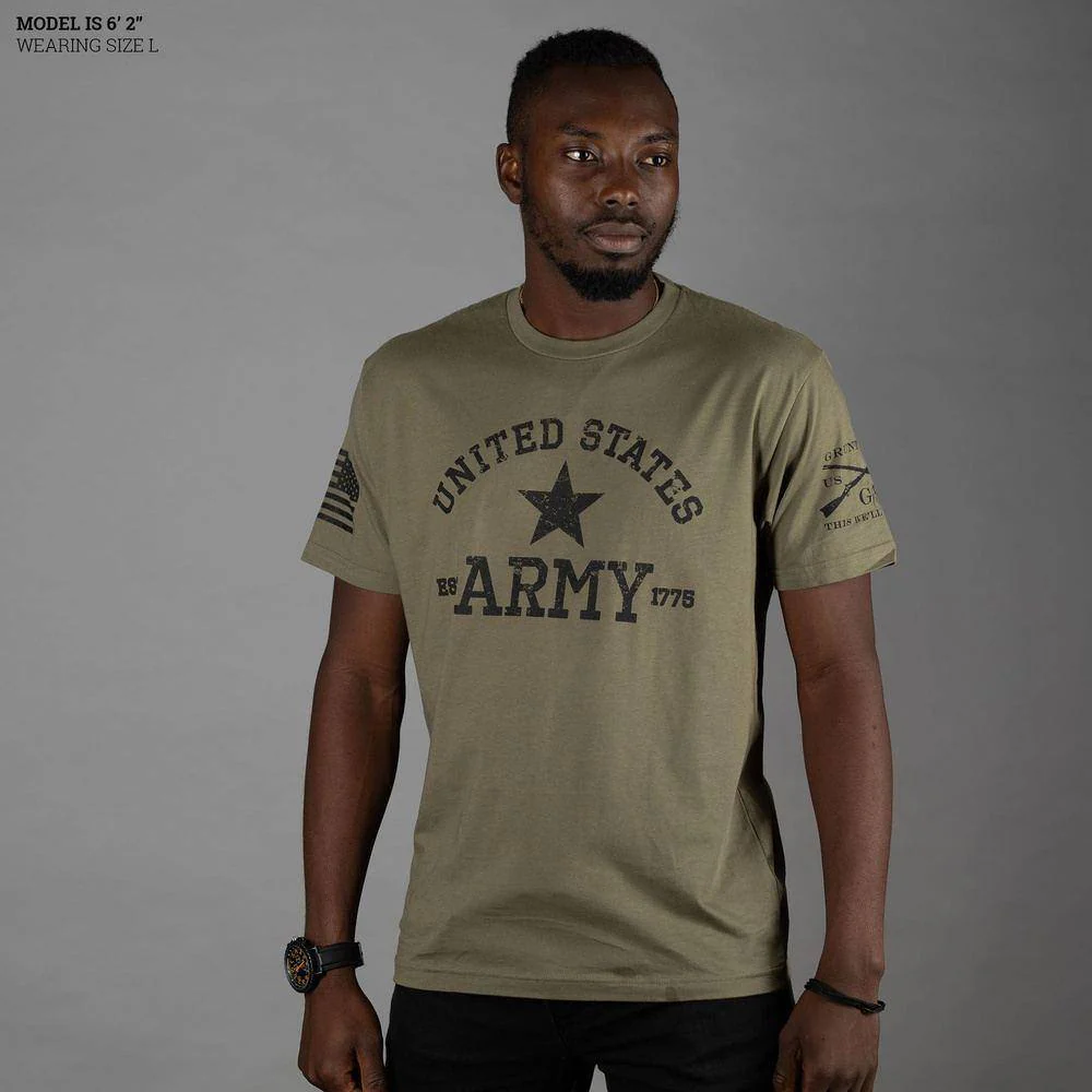 Army Est. 1775 T-Shirt - Military Green - Image 3