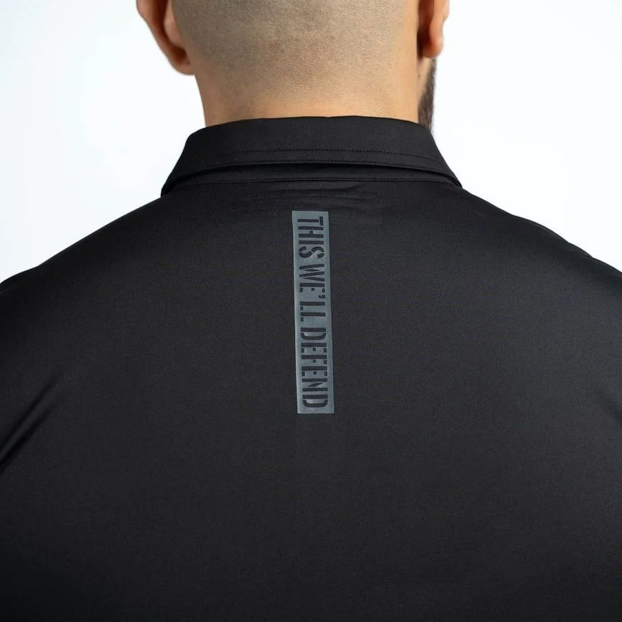 Men's Polo - Black - Image 10