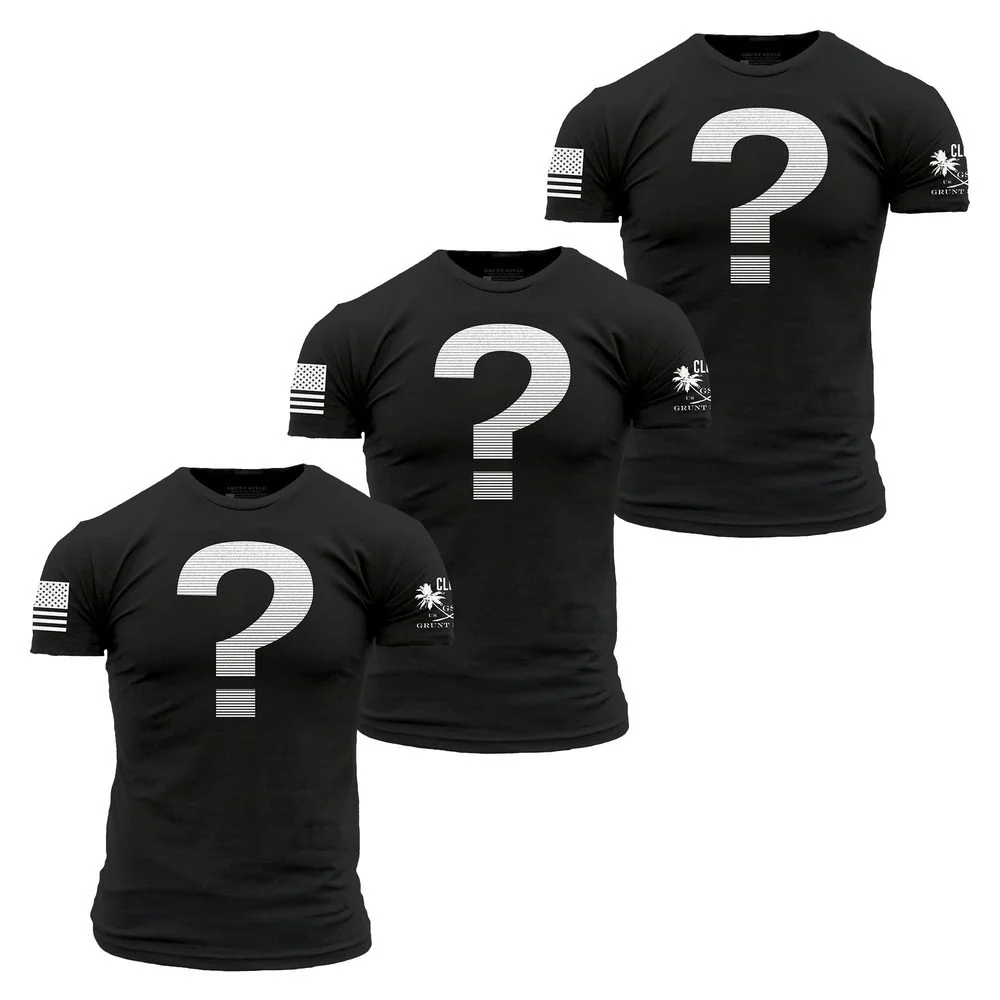 Men's Club Grunt Style Mystery T-Shirt - 3 Pack