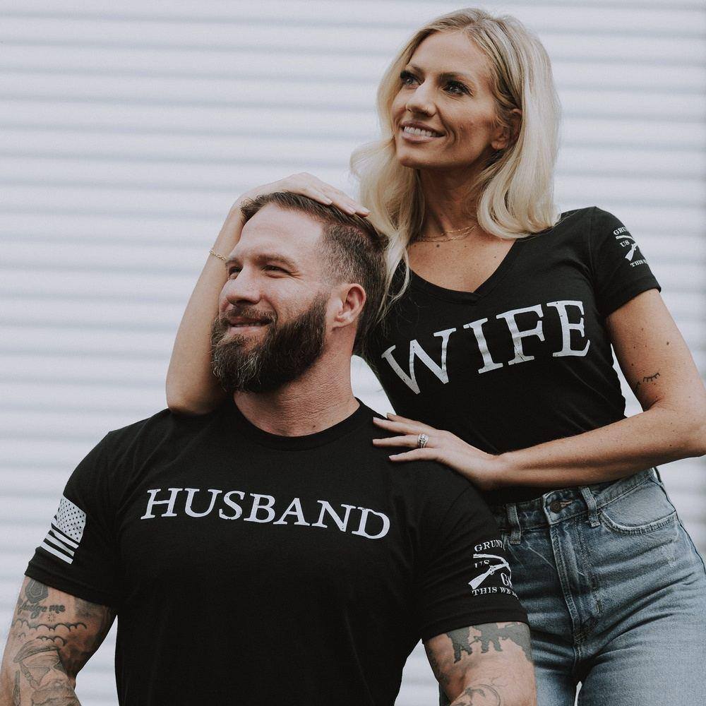 Husband Defined T-Shirt - Black - Image 3