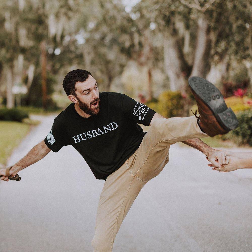 Husband Defined T-Shirt - Black - Image 6