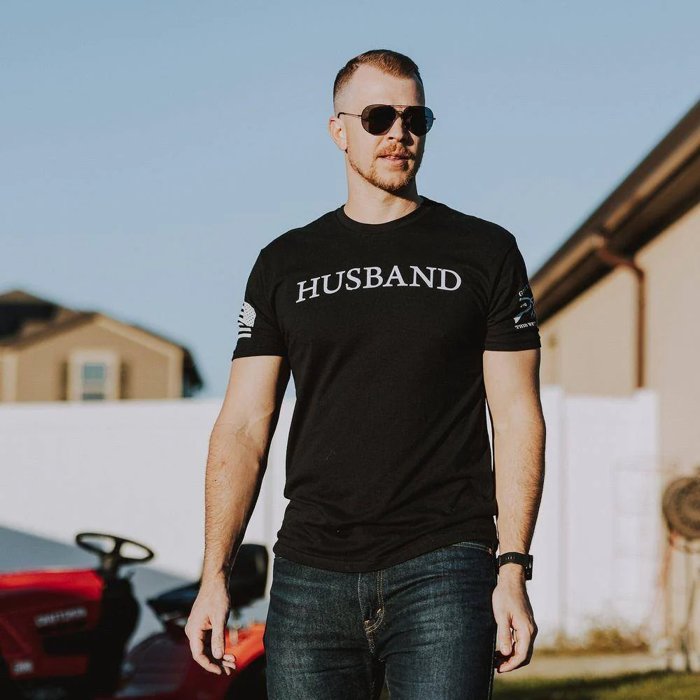 Husband Defined T-Shirt - Black - Image 7