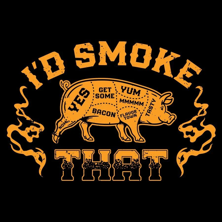 I'd Smoke That T-Shirt - Black - Image 6
