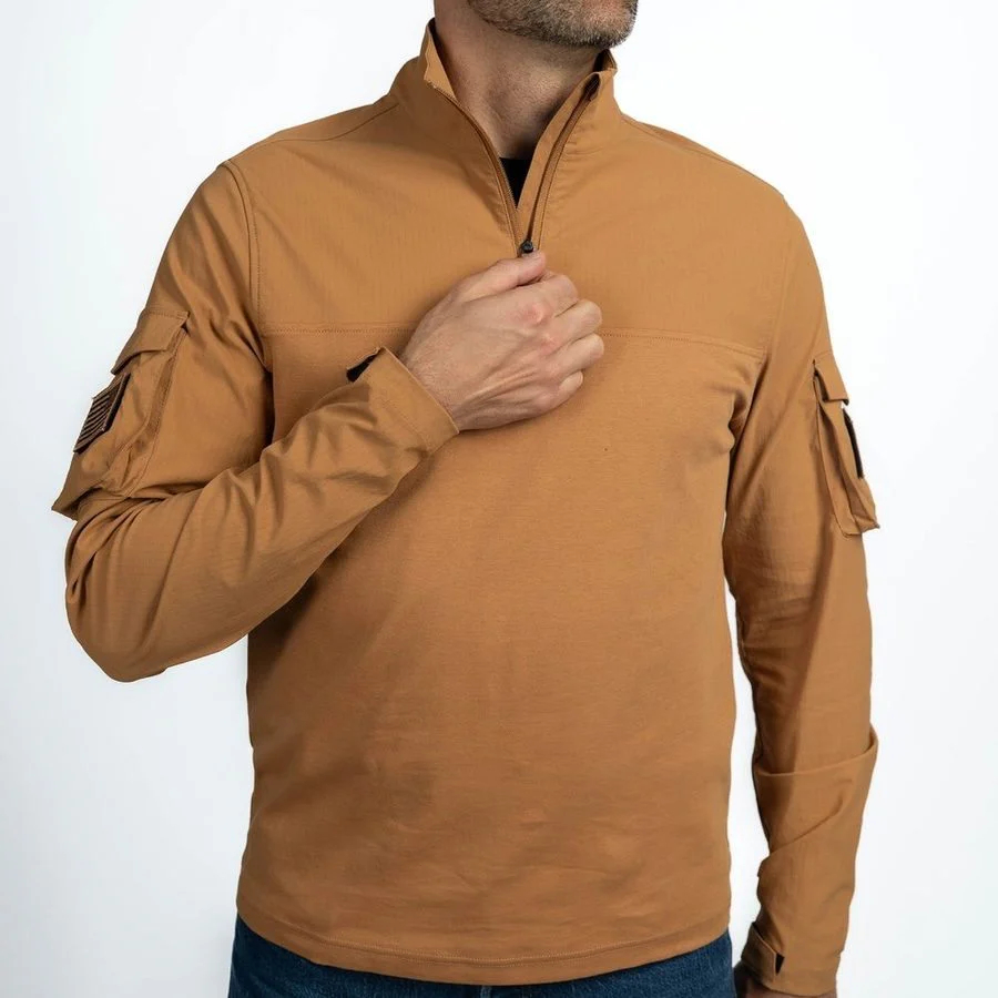 Men's Operator Shirt - Coyote - Image 7