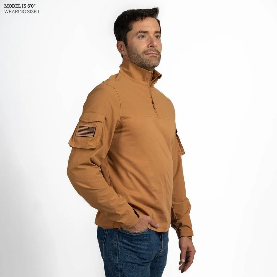 Men's Operator Shirt - Coyote - Image 9
