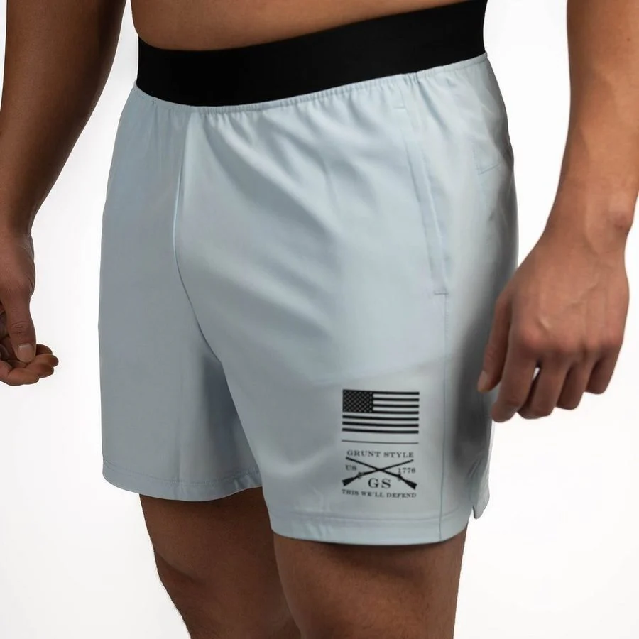 Men's Training Short - Sky Blue - Image 6