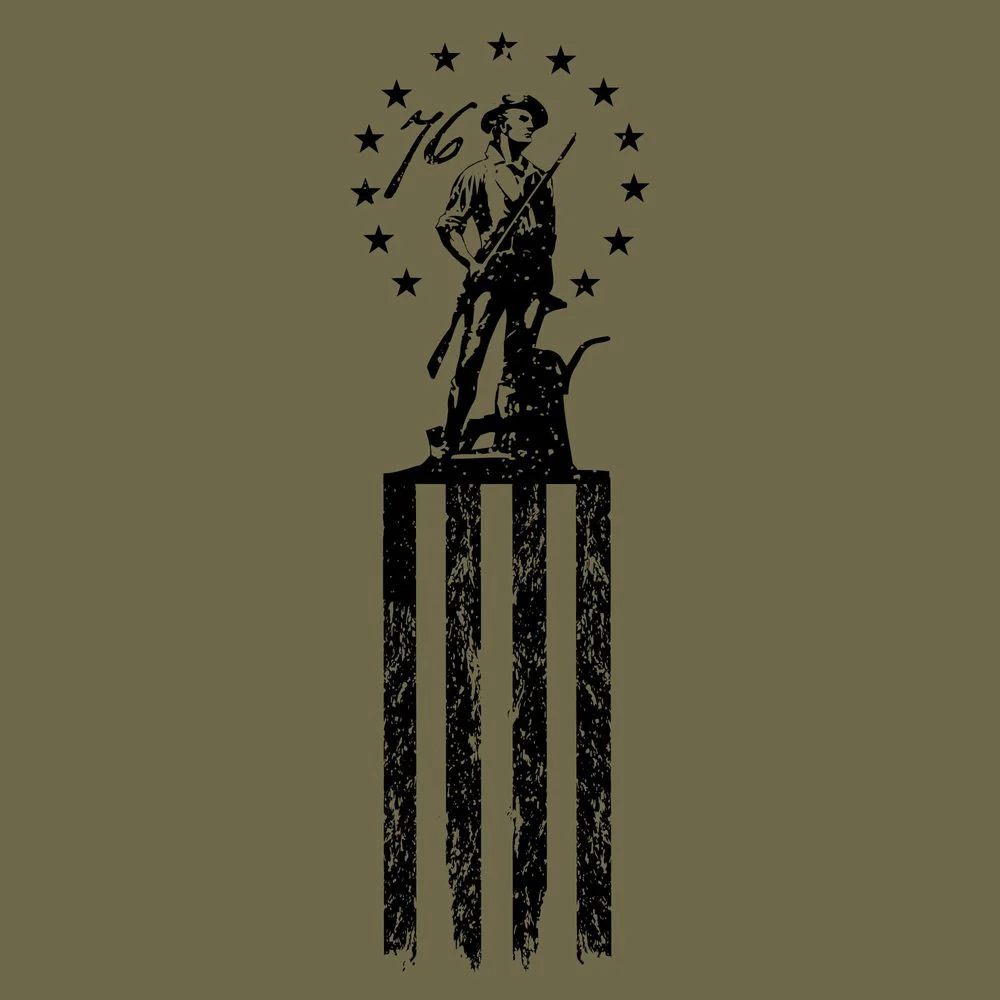 Minutemen T-Shirt - Military Green - Image 5