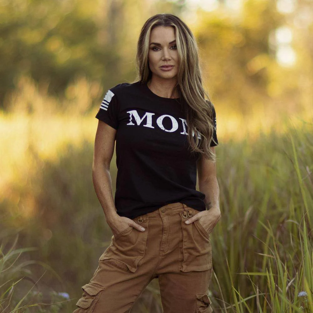 Women's Mom Defined T-Shirt - Black - Image 4