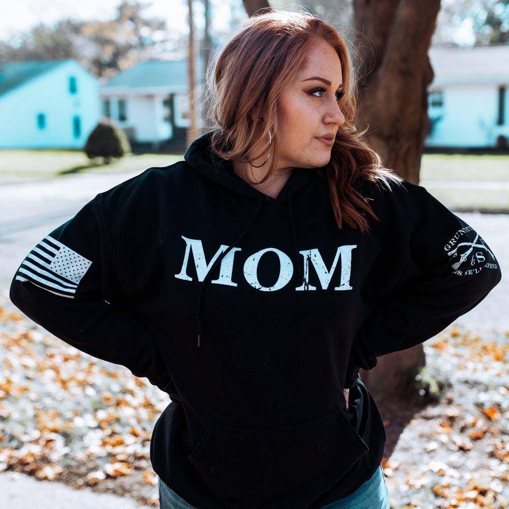 Women's Mom Defined Hoodie - Black - Image 3