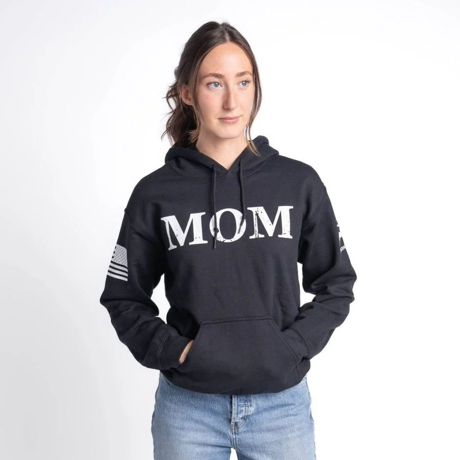 Women's Mom Defined Hoodie - Black - Image 9