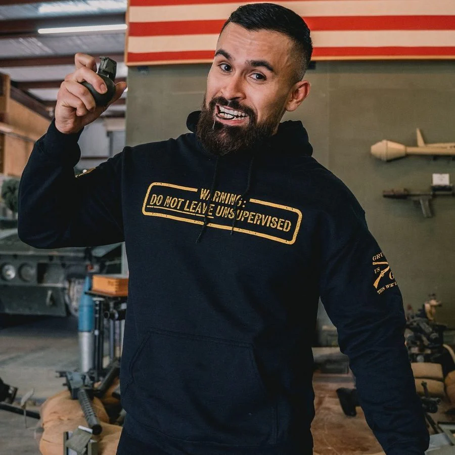 Needs Supervision Hoodie - Black - Image 2