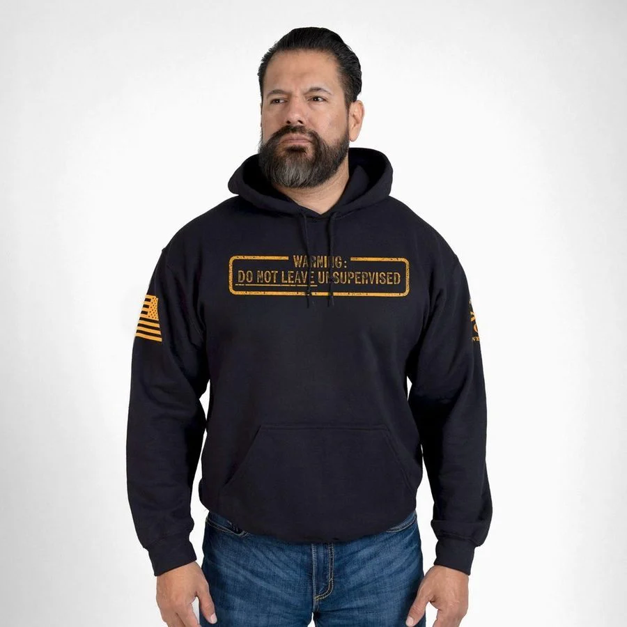 Needs Supervision Hoodie - Black - Image 5