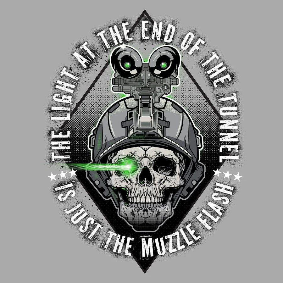 No Quarter T-Shirt - Dark Heather Gray - Image 4