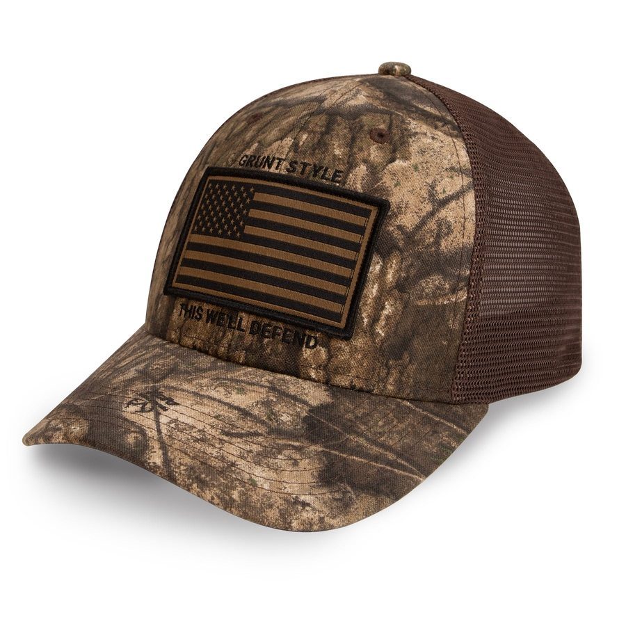 Realtree APX® Flag Stretch Fit Hat - Image 4
