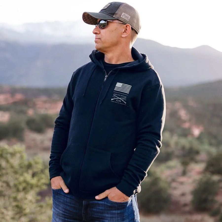 Red Blood Blue Collar™ Full-Zip - Navy - Image 3