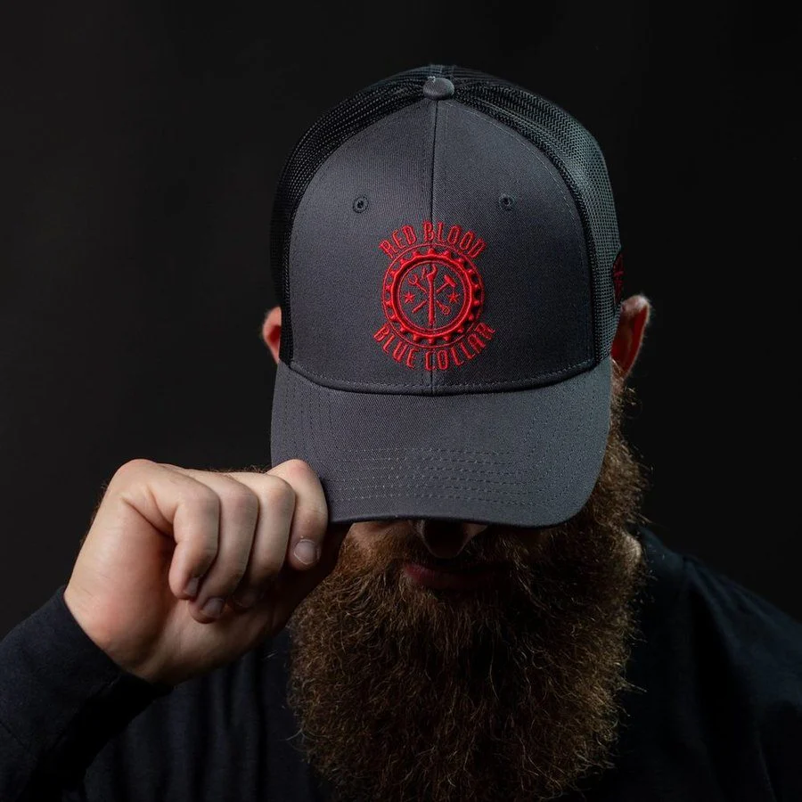 Red Blood Blue Collar® Hat - Image 4
